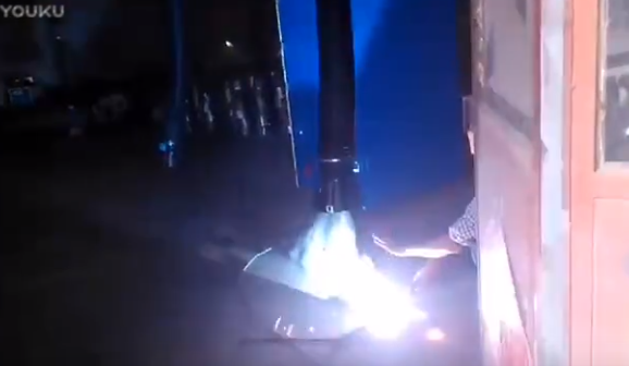 移動焊煙凈化器效果演示